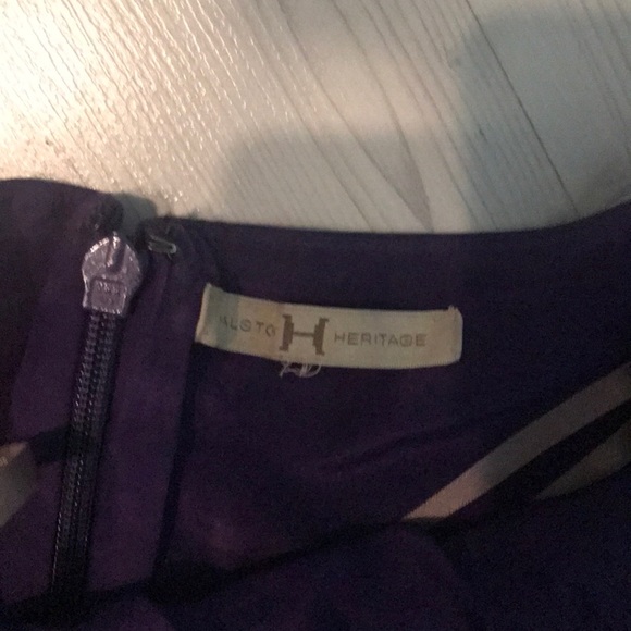 Halston Heritage purple halter dress - Picture 4 of 5